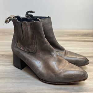 Freebird by Steven Dane Chelsea Ankle Boots Bootie Pointed Pull On Size